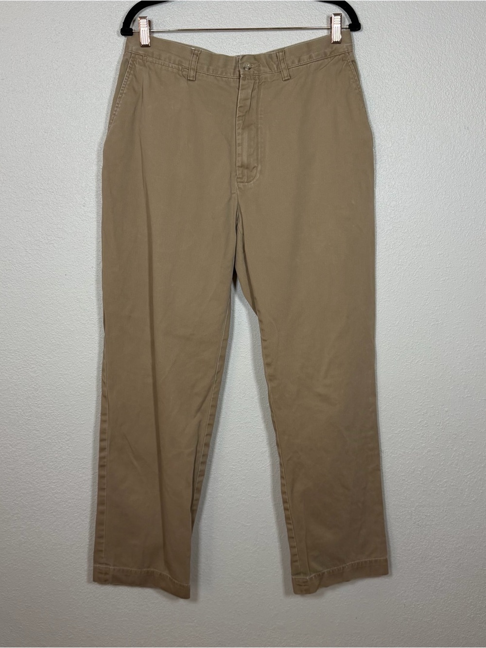Polo Ralph Lauren Classic Chino Prospect Pant Khaki Flat Front 33x30.5 Business